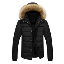 Load image into Gallery viewer, Men Winter Parka Coats Outdoor Warm Thick Jacket Fur Hooded Coat Jacket 2019