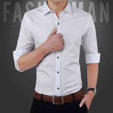 Load image into Gallery viewer, Men's Casual Shirt Slim Fit Men's Casual Button Down Shirt Long Sleeve Formal Dress Shirts