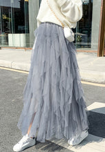Load image into Gallery viewer, Women irregular Tulle Skirts Fashion Elastic High Waist Mesh Tutu Skirt